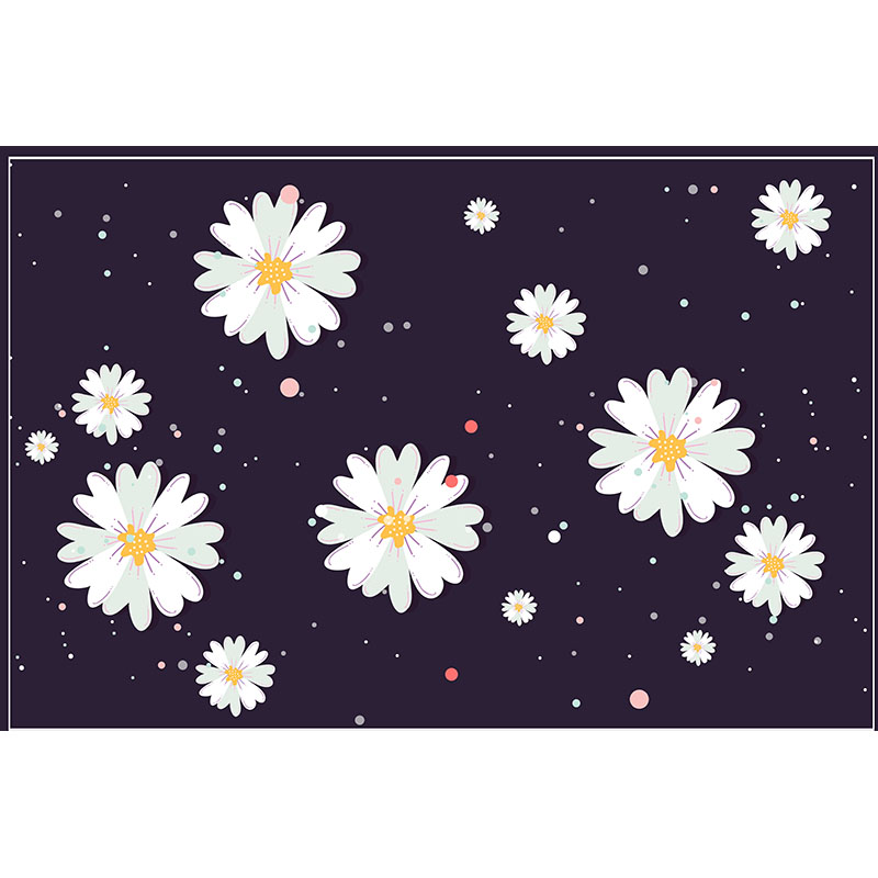 Ταπετσαρία χώρου με White daisies